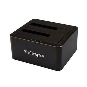 Docking Station Startech SDOCK2U33V, 2x 2.5inch/3.5inch USB 3.1 Type B (Negru) imagine