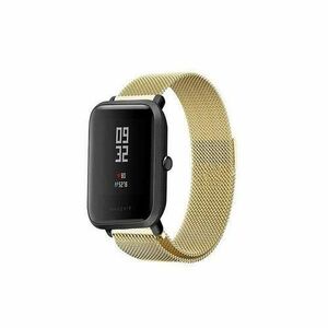Bratara de schimb din metal cu zale mici pentru smartwatch Xiaomi AmazFit Bip imagine