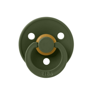 Suzeta Colour Latex BIBS Hunter Green, tetina rotunda, 18 luni+ imagine