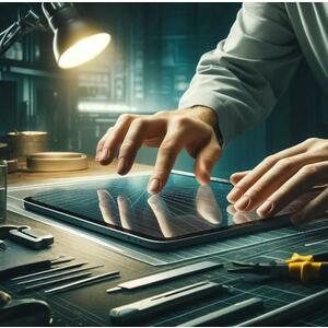 Serviciu montaj folie silicon MATA tableta pana in 12.9 inch imagine