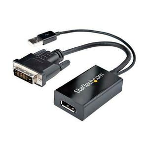 Adaptor video StarTech DVI2DP2, DisplayPort, DVI, 1080p (Negru) imagine