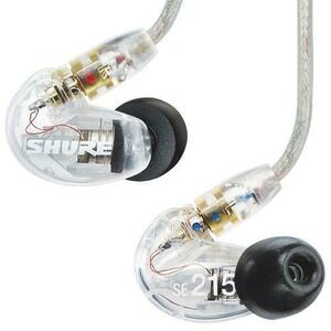 Casti Stereo Shure SE215-CL-EFS, ANC (Transparent) imagine