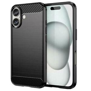 Husa pentru Apple iPhone 16, OEM, Carbon, Neagra imagine