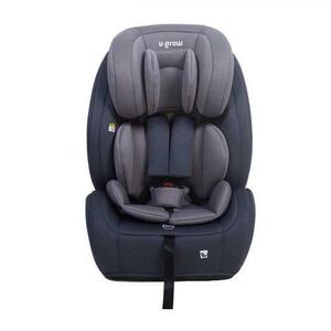 Scaun auto U-grow UG-302IS-GR, 76-150cm, isofix, 15 luni - 12 ani, Gri imagine