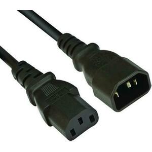 Cablu adaptor Bachmann IEC C13- IEC C14, 1.5m imagine