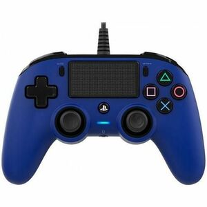 Controller cu fir Nacon Compact pentru Playstation 4, Albastru imagine