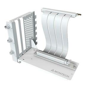 Kit riser placa video Montech VGM 2, PCIe 4.0, Alb imagine