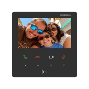 Monitor videointerfon TCP/IP, TFT LCD 4.3 inch touch screen 9 butoane, PoE, WiFi - HIKVISION DS-KH6110-WE1 imagine