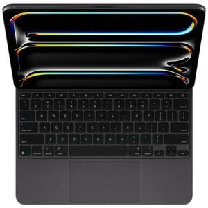 Husa cu tastatura Apple Magic Keyboard MWR53LB/A pentru iPad Pro 13‑inch (M4), Layout US English (Negru) imagine