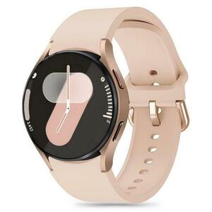 Curea Tech-Protect Silicone pentru Samsung Galaxy Watch7 / Watch FE / Watch6 / Watch5 / Watch4 Series, Bej imagine