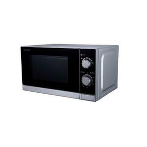 Cuptor cu microunde Sharp R200INW, 20 l, 800 W, Mecanic (Argintiu) imagine