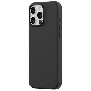 Husa Devia Nature Series Silicone Magnetic iPhone 16 Pro, Negru imagine