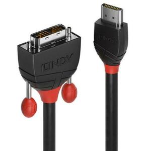 Cablu Lindy LY-36274, HDMI - DVI-D, 5 m (Negru) imagine