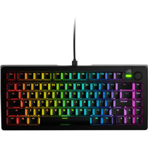 Tastatura mecanica Glorious GMMK 3, Fox Switches, 81 taste, USB, Cu fir (Negru) imagine