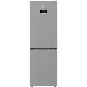 Combina frigorifica Beko B3RCNA364HXB1, 316 l, No Frost, HarvestFresh, AeroFlow, Kitchen Fit, Everfresh+, Clasa E, 186.5 cm (Argintiu) imagine