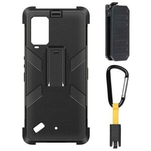 Carcasa de protectie pentru Ulefone Armor 10 cu carabina (Negru) imagine