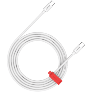 Cablu de date CANYON CND-CC60AB12W, USB-C - USB-C, 60W, 1.2m, Alb imagine