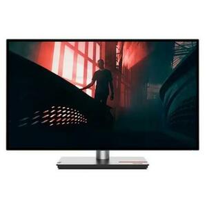 Monitor IPS LED Lenovo ThinkVision 27inch P27q-30, QHD (2560 x 1440), HDMI, DisplayPort, Pivot, 75 Hz (Negru) imagine