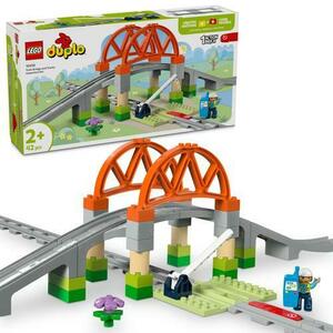 LEGO® DUPLO - Set de extindere Pod si sine de cale ferata 10426, 42 piese imagine