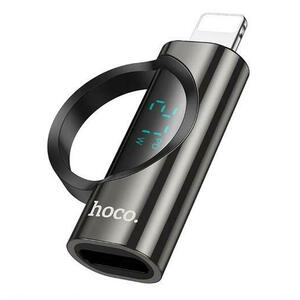 Adaptor Date si Incarcare USB-C - Lightning HOCO UA32B Display, Negru imagine