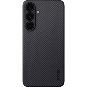 Husa Protectie Spate Pitaka MagEZ Case 6, pentru Samsung Galaxy S25 (Negru/Gri) imagine
