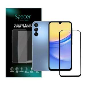 Folie de protectie Spacer pentru Samsung Galaxy A15, grosime 0.3mm, Tempered Glass, sticla 9D, duritate 9H imagine