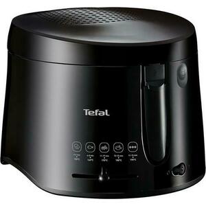 Friteuza Tefal Maxi Fry FF107810, 1.2kg, tehnologia Cool Wall, termostat ajustabil, maner pliabil, indicator luminos (Negru) imagine
