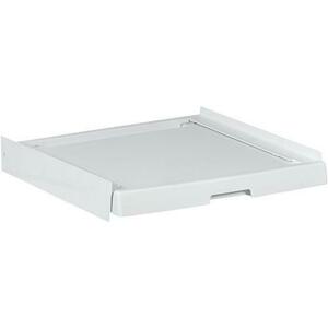 Kit suprapunere uscator si masina de spalat Haier HASTKU10, Adancime reglabila 47-62 cm, Raft Retractabil, Alb imagine