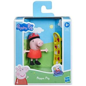 Figurina Peppa Pig - Peppa Pig cu skateboard, 7 cm imagine