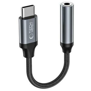 Adaptor Audio USB-C - 3.5mm Tech-Protect Ultraboost, Negru imagine