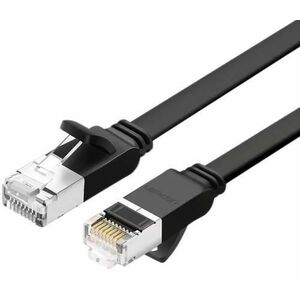 Cablu Retea UGREEN NW101 Flat, UTP, Cat6, 2m, Negru imagine