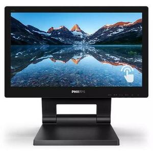 Monitor TN LED Philips 15.6inch 162B9T/00, 1366 x 768, VGA, DVI, HDMI, DisplayPort, Boxe, Touch (Negru) imagine