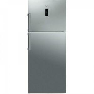 Frigider cu doua usi Whirlpool WT70E952X, Clasa E, Capacitate 457 l, No Frost, 6th Sense, Display Touch, Activ0, Fresh Box+, Compresor ZenInverter, H 190 cm (Inox) imagine