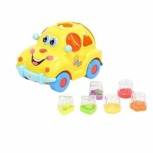 Jucarie sortare M-Toys - Masinuta cu forme, lumini si sunete imagine