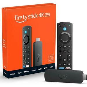 Media player Amazon Fire TV Stick 4K MAX (2023), Quad-core, 16GB, Wi-Fi (Negru) imagine