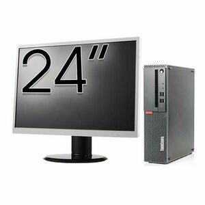 Calculator Sistem PC Refurbished LENOVO ThinkCentre M910s SFF, Intel Core i5-6500 3.20GHz, 8GB DDR4, 256GB SSD + Monitor 24 Inch imagine