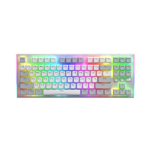 Tastatura Hator Gravity TKL, Wired, iluminare RGB, USB (Alb) imagine