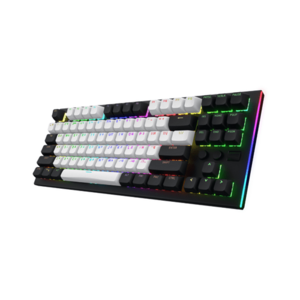 Tastatura Hator Gravity TKL, Wired, iluminare RGB, USB (Negru/Alb) imagine