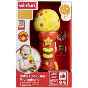 Jucarie interactiva Winfun - Rock Star Microphone, cu lumini si sunete imagine