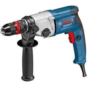 Masină de gaurit si insurubat (bormasina) Bosch Professional GBM 13-2 RE, 750 W, 3000 RPM, 2.5 Nm, 20 mm diametru maxim gaurire, limitator reglare adancime, mandrina rapida, maner suplimentar imagine