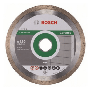 Disc diamantat pentru ceramica Bosch 2608602203, 150x22.23x1.6mm imagine
