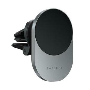 Suport auto cu incarcare wireless Satechi ST-Q2CCM, Qi 2, 10 W (Gri) imagine