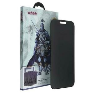 Folie de protectie Ecran Privacy Blue Light OG Shuijia pentru Apple iPhone 15 Pro Max, Sticla Securizata, Full Glue imagine