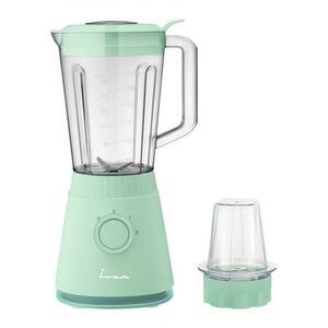 Blender de masa Fram FBL-R600GBL, 600W, rasnita inclusa, capacitate cana: 1.5L, 2 viteze + pulse, lame inox, sistem siguranta, protectie supraincalzire (Turcoaz) imagine
