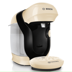 Espressor automat cu capsule BOSCH TASSIMO STYLE TAS117E, 1400 W, 8 bauturi, 0.7 l (Crem) imagine