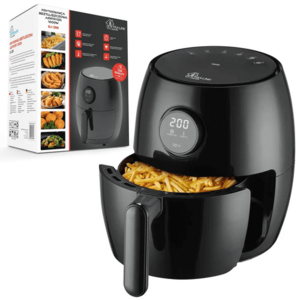Friteuza cu aer cald Extralink Smart Life Air Fryer SJ-200, 2 l, 1000 W (Negru) imagine