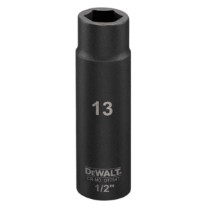 Cap cheie tubulara de impact DeWalt DT7547-QZ, 1/2inch, 13mm (Negru) imagine