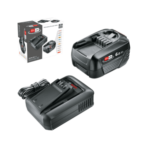 Set acumulator si incarcator Bosch 1600A032A8 18 V, 1 x 6, 0 Ah + AL 18V-44 (Negru) imagine