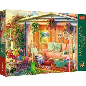 Puzzle Trefl Premium Plus - Tea Time, Locul Meu Preferat, 1000 piese imagine