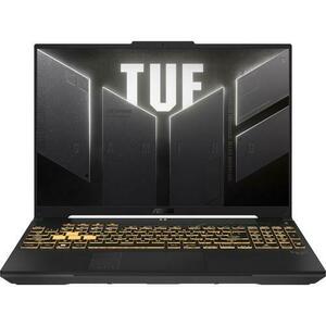 Laptop Gaming ASUS TUF F16 FX607VU (Procesor Intel® Core™ 5 210H (12M Cache, up to 4.80 GHz), 16inch FHD+ 144Hz, 16GB, 1TB SSD, NVIDIA GeForce RTX 4050 @6GB, DLSS 3.0, Negru/Gri) imagine